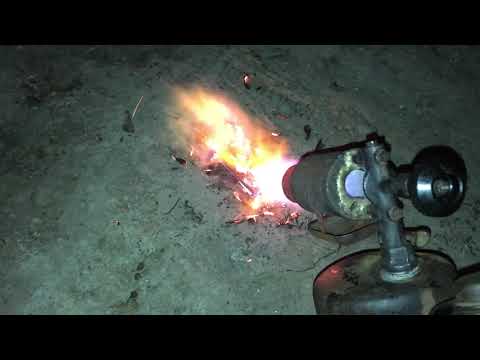 Видео: Паяльная лампа ГАЗ.работа ночью Ч.2