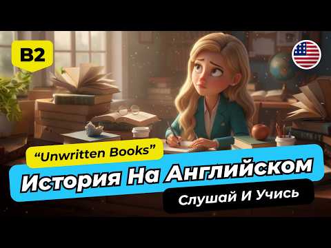 Видео: 🚀 Английский B1-B2: ПОЛНОЕ Погружение с Историей "Unwritten Books"