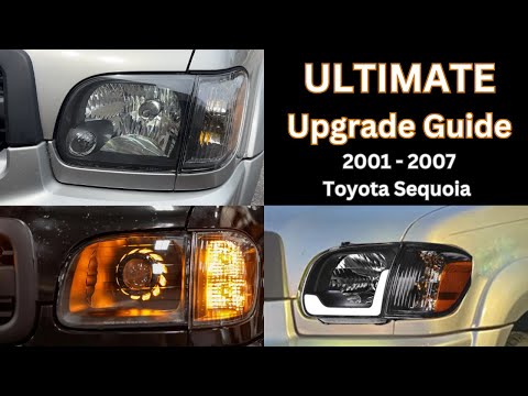 Видео: Руководство по обновлению фар Toyota Sequoia 1-го поколения