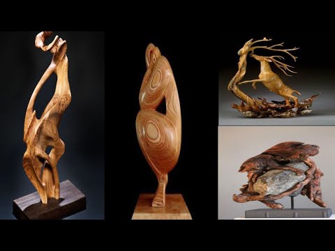 Видео: ИДЕИ АБСТРАКТНОГО ИСКУССТВА ИЗ ДЕРЕВА.