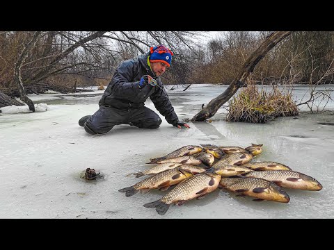 Видео: Лов КАРАСЯ в ДИКИХ місцях, по ОСТАННІЙ КРИЗІ! Риболовля на мотиля.