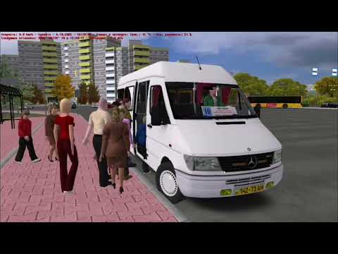 Видео: OMSI 2 ЧАСТЬ 1. Катаемся на Спринетре по 10 маршруту Коцюбинськ.