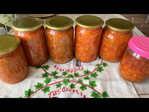Видео: 🍀 Зимой съедите на ура! Простой и вкусный салат с рисом на зиму.