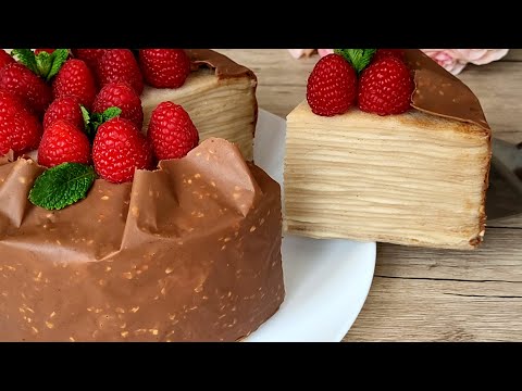 Видео: Мало кто делает такие торты! Вкусный торт из самых простых ингредиентов.