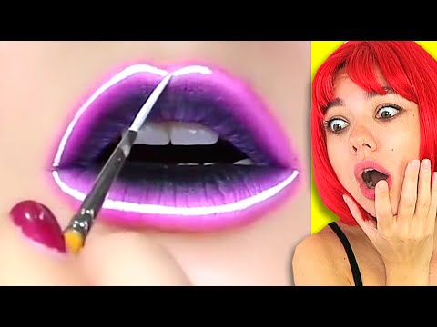 Видео: ЛАЙФХАКИ ТОЛЬКО ДЛЯ ДЕВОЧЕК! НЕВЕРОЯТНЫЙ МАКИЯЖ ГУБ!