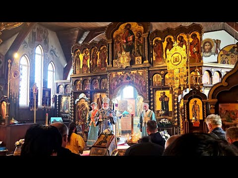 Видео: Встреча Владыки Гавриила. Литургия 12.10.2025 - Holy Protection of the Mother of God Hamilton