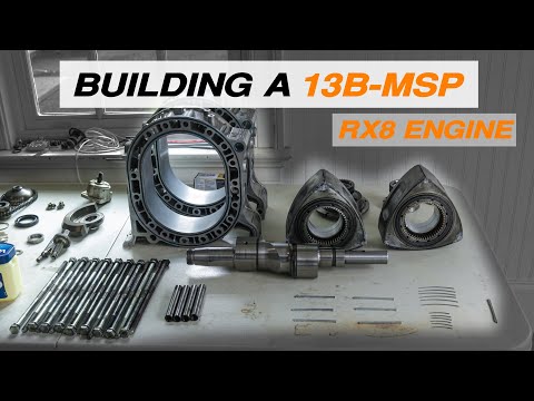Видео: Сборка роторного двигателя Mazda RX8 (сборка 13B-MSP Renesis)