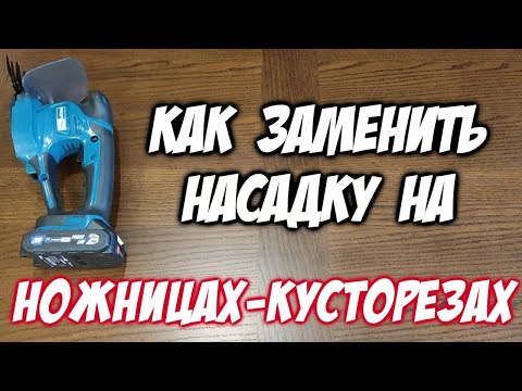 Видео: КАК ЗАМЕНИТЬ НАСАДКУ ( НОЖИ) НА НОЖНИЦАХ-КУСТОРЕЗАХ  PROFI TEC PHT1110