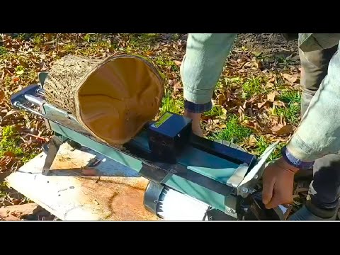 Видео: Розколюємо величезну колоду - дроворуб Bass Polska BP-4758 - 9 тон