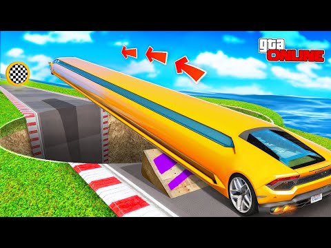 Видео: КАК ДАЛЕКО САМЫЕ ДЛИННЫЕ ЛИМУЗИНЫ СМОГУТ ПЕРЕПРЫГНУТЬ ОГРОМНУЮ ЯМУ? ЭКСПЕРИМЕНТЫ ГТА 5