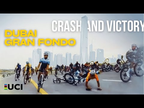 Видео: Велогонка Gran fondo Spinneys 92 Cycle Challenge в Дубае #велоспорт #dubaigranfondo #granfondo #uci