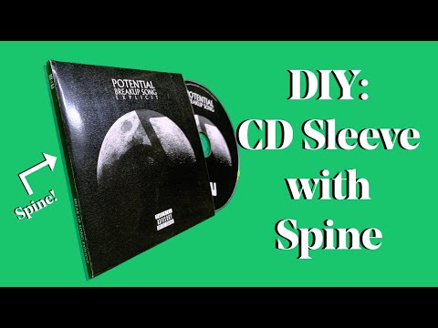 Видео: Сделай сам: чехол для CD-диска с корешком (шаблоны включены) ЛЕГКО