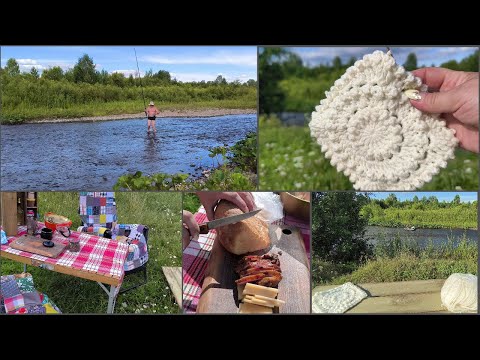 Видео: Приятное с Полезным | Сбор трав | Рыбалка | Отдых | записываю МК Шикарного Квадрата |