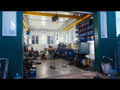 Видео: Изготовление траверсы кронштейна рычага задней пневмо подвески ГАЗон NEXT 10.0