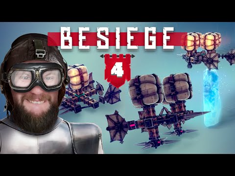 Видео: ФЕЛЬДБЛЮХЕН - молниеносная смерть с небес! // BESIEGE №4