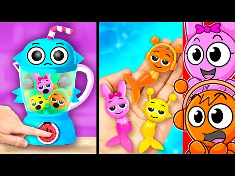 Видео: Мы создали аквапарк SPRUNKI для русалок в реальной жизни?!