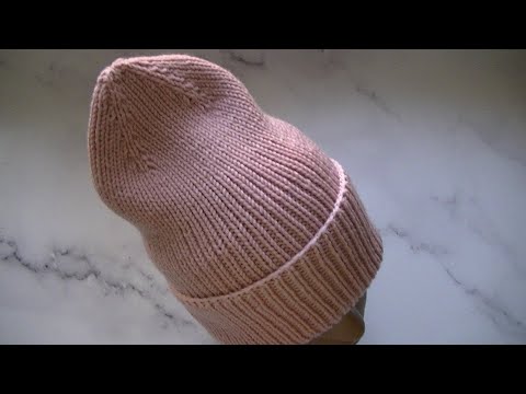 Видео: СТИЛЬНАЯ, ПОПУЛЯРНАЯ ШАПОЧКА - ЛУКОВКА СПИЦАМИ.