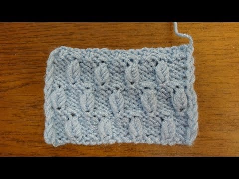 Видео: Как читать схемы вязания. Узор "Листочки". Мастер-класс.