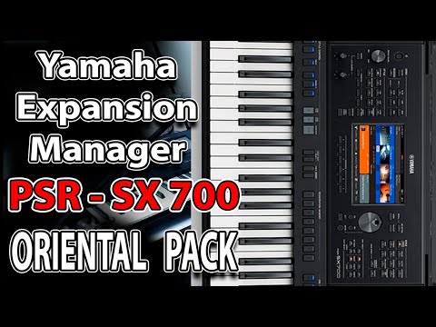 Видео: Как загрузить банки библиотеки. Oriental Pack - Yamaha PSR SX700 - Обзор на русском