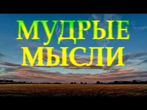 Видео: "МУДРЫЕ МЫСЛИ" - Лучшие Цитаты, Афоризмы, Фразы о жизни со смыслом Читает Леонид Юдин