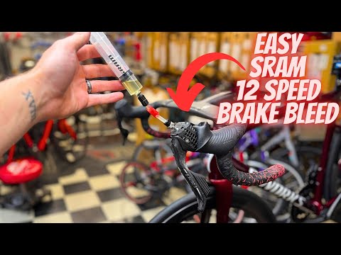 Видео: *ЛЕГКО* КАК ПРОКАЧАТЬ ГИДРАВЛИЧЕСКИЕ ТОРМОЗА SRAM ROAD (RED E1, FORCE, RIVAL, AXS)