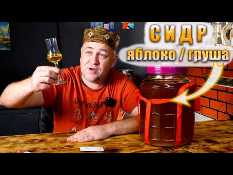 Видео: Сидр и вино из груш и яблок Основные принципы приготовления грушевого сидра