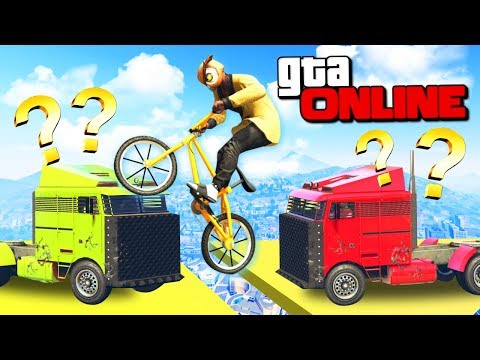 Видео: НАДУРИЛ ГРУЗОВИКИ НА ТРОЛЛЬ-ВЕЛОСИПЕДЕ! - GTA 5 ONLINE ( ГТА 5 ГОНКИ )