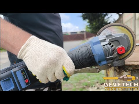 Видео: Обзор УШМ DEVETECH AG-560W  с разборкой