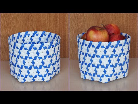 Видео: Ваза из стреппинг ленты. Часть 1.