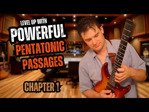 Видео: Горизонтальные пентатонические паттерны по три ноты на струну