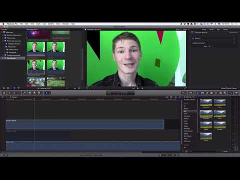 Видео: Final Cut Pro X 10.3 -  Хромакей  Часть 2