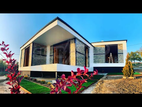 Видео: Еднофамилна еко сглобяема къща близо до Пловдив