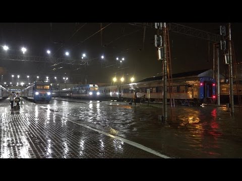 Видео: Потоп на станции Ростов-Главный 30.06.2016 г.