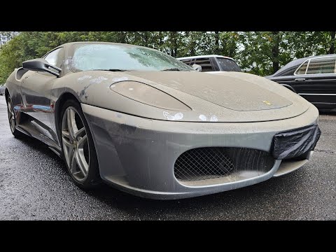 Видео: Ferrari F 430: 4 года простоял на парковке, что с ним стало..?