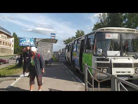 Видео: Автобусы ПАЗ-32054 остановка Магистральная улица (Кстово) 30.06.2020