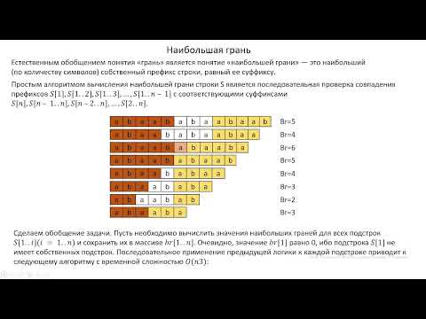 Видео: Лекция 3. 2023 02 16 Алгоритмы обработки строк