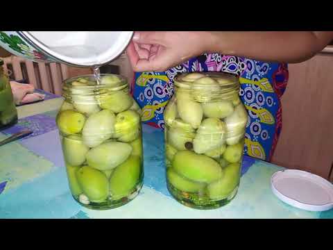 Видео: Жасыл қызанақ тұздау/ банка жабу