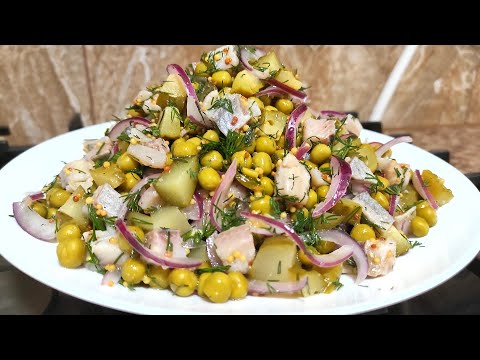 Видео: Салат за 10 минут Без Жарки и Варки! Очень Вкусный Рецепт Который Покорит Всех!