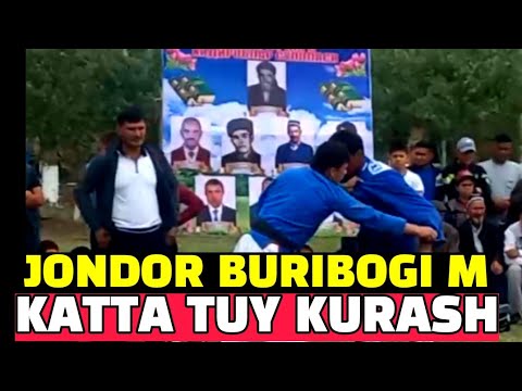 Видео: БУХОРО ЖОНДОР БУРИБОГИ КИШЛОКДА КАТТА ТУЙ КУРАШ.