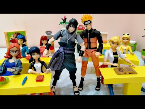 Видео: Наруто и Саске - новые одноклассники Маринетт и Адриана