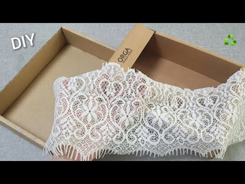 Видео: Не выбрасывайте использованные картонные коробки! Создайте отличную идею с тюлем для штор из отходов