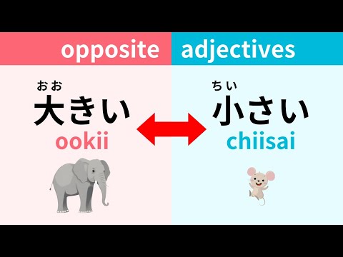 Видео: 64 японских прилагательных с противоположными значениями
