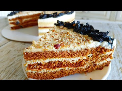 Видео: Идеальный торт Медовик без глютена со взбитой сметаной!