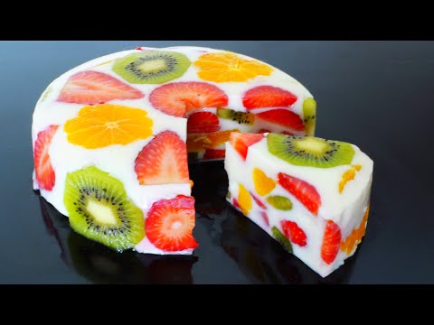 Видео: Только МОЛОКО и ФРУКТЫ 👍 ДЕСЕРТ за 5 минут без желатина. Или как не испортить себе праздник.