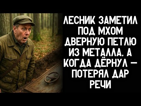 Видео: Лесник заметил под мхом петлю из металла, а когда дёрнул — потерял дар речи
