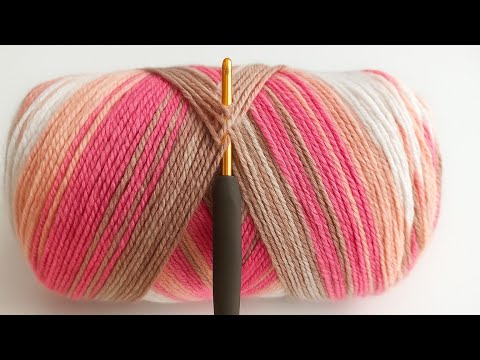 Видео: Боже мой,какой красивый узор для вязания крючком! Всего 2 ряда.Незабываемый узор для вязания крючком