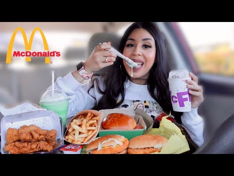 Видео: Макдональдс Мукбанг!! *Пробую новый OREO Shamrock McFlurry*