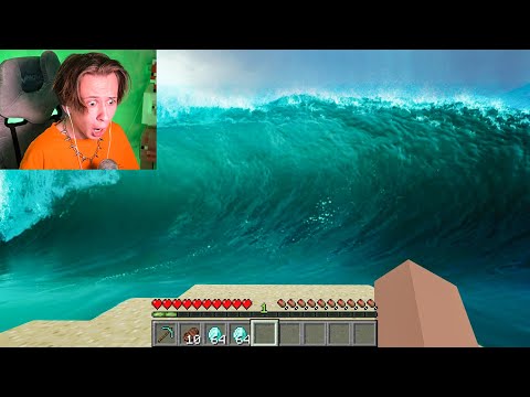 Видео: я вызвал цунами в майнкрафт..