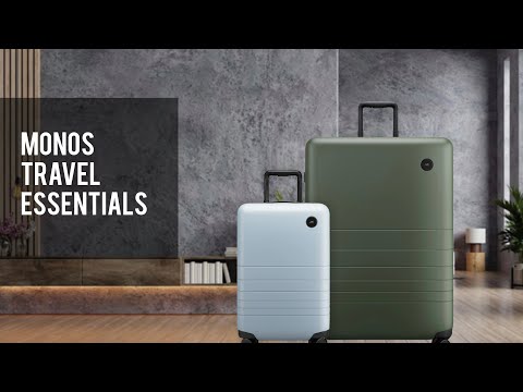Видео: Осознанное путешествие с Monos: обзор чемоданов для ручной клади и сдаваемого багажа