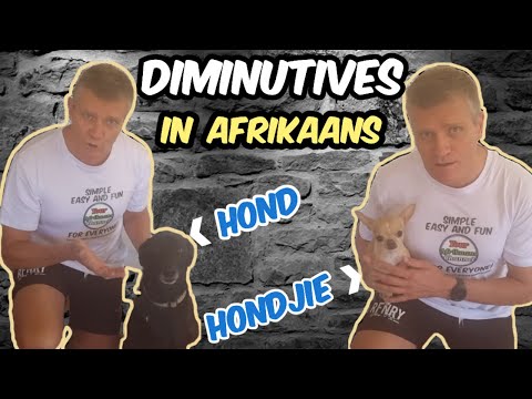 Видео: Как произносится уменьшительные формы на языке африкаанс и их правила